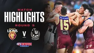 Brisbane Lions v Collingwood Highlights | Round 3, 2024 | AFL