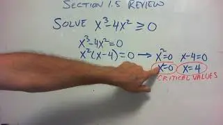 College Algebra - Section 1.5 Review