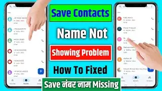 how to fix contact name not showing | contact name not showing in call log | contact name missing