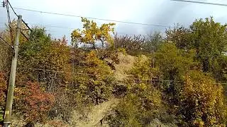 Потяг Дніпро-Трускавець прибуває у Трускавець в жовтні 2017 року