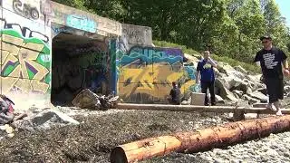 Chillin on the beach with CRAVER & VISION - Graffiti Video - RAW Audio - Stompdown Killaz