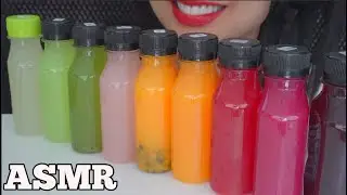 ASMR FRESH PRESSED JUICE FOR BREAKFAST | DRINKING SOUNDS (NO TALKING) SAS-ASMR