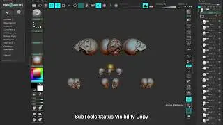 SubTool Visibility Copy - Personalizer 1.6.0 ZBrush Plugin
