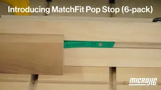 Introducing MatchFit Pop Stop (6-pack) - A flip stop for jigs and sled bases.