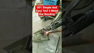 Simple and easy tool for metal bar bending