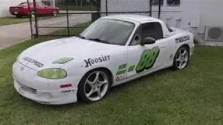 A tour of our SCCA Spec Miata as poorly driven by Bill at Sebring - *SOLD*