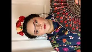 Get Ready With Me! FRIDA KAHLO  HALLOWEEN EDITION**