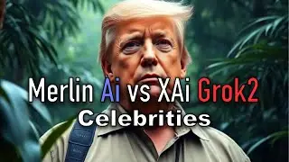 XAi Grok2 vs Merlin Ai Image Generation Comparison | Celebrities