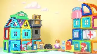 Magformers Town Hospital Set - видеообзор набора