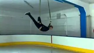 Iefimtsev Danyl aerial straps and ice skating
