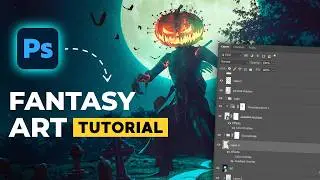 Pumpkin Monster - Fantasy Photoshop Tutorial