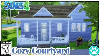 |Cozy Courtyard| The Sims 4: Speed Build