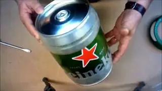 Barril de cerveza rellenable