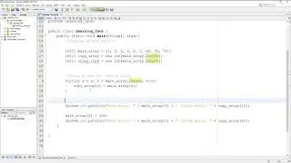 LEARN JAVA: Array Copying