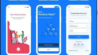 MEDCURE Medical App UI Kit for Photoshop doctor hospital