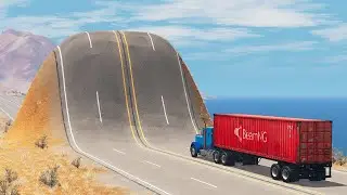 Cars vs Giant Bulge #5 – BeamNG.Drive