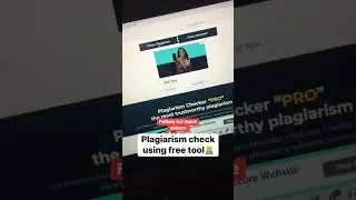 Plagiarism checker online using free tool 