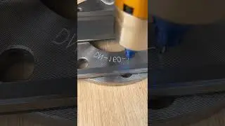 Effortless Serial Number Marking on Metal with Handheld Dot Peen Machine – Watch the Precision!