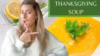 BEST Vegan Holiday Soup Recipe | Carrot Ginger Soup | Plant Based Cooking | Thanksgiving Favourites