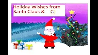Поздравление с праздникоми новогодними пожеланиями от Санты и  Obovsem YouTube TV/ Holiday Greetings