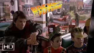 Назад в будущее - Марти в кафе 80-х--[Back to the future-Marty in an 80's cafe]