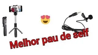 Melhor tripé para celular e Microfone  de Lapela.