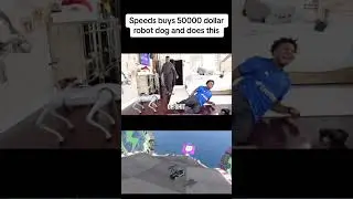 Speed gets a 50000 Dollars Robot Dog And Did This 😂||