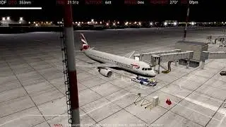 EGLL EDDF Real T/W Traffic Flight Factor A320 X- Plane 11.30