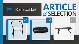 Quickly edit large article lists using ARTICLE SELECTION | pCon.basket Tutorial