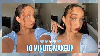 10 minute everyday makeup tutorial + tips | beginner friendly🤍