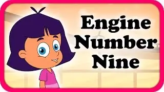 Engine Number Nine Lyrical Video | English Nursery Rhymes Full Lyrics For Kids & Children