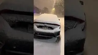 Засыпало снегом машину в Канаде Монреаль.Программа CUAET.#cuaet