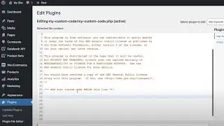 How to install & configure the Custom Code plugin