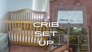 Crib assembly (time-lapse) using Amazon universal crib screw set