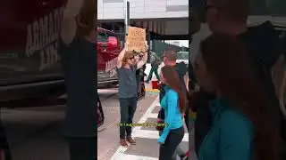 Doing some activism at SEMA 2022