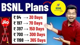 BSNL New Plan 2024 - BSNL 1 Year Plan | BSNL Validity Recharge | BSNL Recharge Plan | BSNL vs Jio