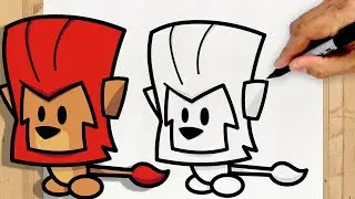 HOW TO DRAW DUKE FROM SUSPECTS MYSTERY MANSION | Lion Suspects | Step by Step Simple and Easy