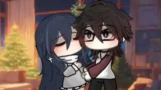 Kissing under a mistletoe || Gacha life