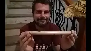 Cómo hacer una flauta de caña.