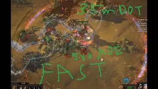 Path of Exile 3.28 ignite Fast mapping