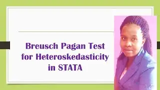 How to run the Breusch Pagan Test for Heteroskedasticity in STATA