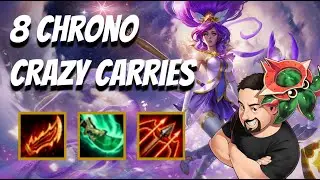 8 Chrono Wacky Carries! | TFT Galaxies | Teamfight Tactics
