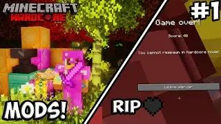 two idiots play modded hardcore minecraft...