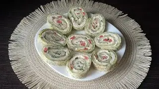 Простий рецепт кабачкового рулету із сирною начинкою