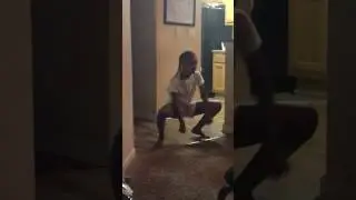Child version of the speed challenge, and she killed it. (No twerking)