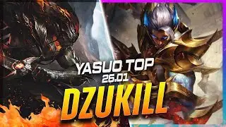 Dzukill - Yasuo vs Sett TOP #2 Patch 26.1 - Yasuo Gameplay