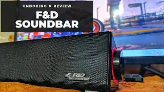 F&D Mini Soundbar E200 - Best Soundbar Under 999Rs