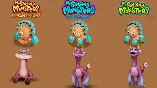 Dawn of Fire Vs The lost landscapes VS MSM - All Comparisons - Natural & Fire ~ My Singing Monster