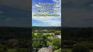 Freedom to day trade from anywhere when you learn the skills. #daytraderlife #daytrading #trading
