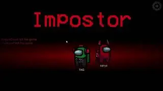 How to be the IMPOSTOR in Among Us|Among Us Glitch|